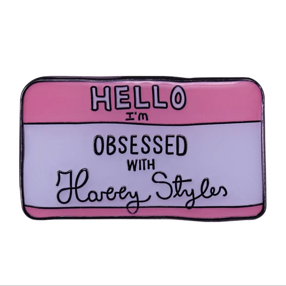 Harry Styles Obsessed Pin Brooch NEW - Picture 4 of 5